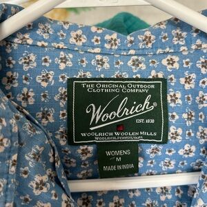 Woolrich Blue Floral Women's Shirt - Size M